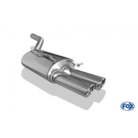 Silencieux arrière inox 2x76mm type 17 pour VOLKSWAGEN JETTA VI