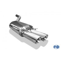 Silencieux arrière inox 2x80mm type 25 pour SKODA OCTAVIA RS TYPE 1Z