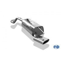 Silencieux arrière inox 1x130x50mm type 52 pour SKODA ROOMSTER TYPE 5J