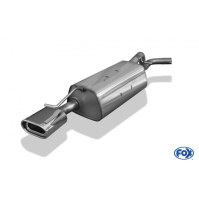 Silencieux arrière inox 1x135x80mm type 53 pour SKODA ROOMSTER TYPE 5J