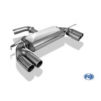 Silencieux arrière duplex inox 2x80mm type 12 pour SKODA YETI TYPE 5L (Traction)