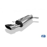 Silencieux arrière inox 1x150x70mm type 52 pour SKODA RAPID SPACEBACK