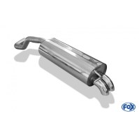 Silencieux arrière inox 2x55mm type 26 pour SKODA RAPID SPACEBACK
