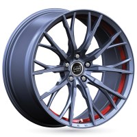 INFINY SPIKE GRIS BRILLANT TOUR INTERNE ROUGE