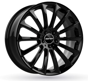 Jante alu GMP STELLAR Noir Brillant [9x22] ET38.5 5x108