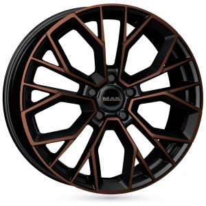 Jante alu MAK STILO NOIR FACE POLIE Bronze [7.5x18] ET50.0 5x112