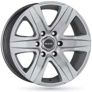 Jante alu MAK STONE6 T Argent [8.5x20] ET60.0 6x130