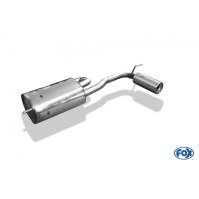 Silencieux arrière inox 1x90mm type 13 pour SUBARU JUSTY II