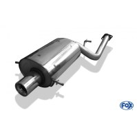 Silencieux arrière inox 1x100mm type 13 pour SUBARU IMPREZA TYPE GD/GG (berline/break)