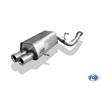 Silencieux arrière inox 2x80mm type 13 pour SUBARU IMPREZA WRX/STI TYPE GD/GG