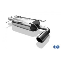 Silencieux arrière inox 1x100mm type 16 pour SUBARU IMPREZA TYPE GHD (hayon)