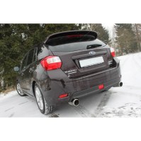 Silencieux arrière duplex inox 1x100mm type 27 pour SUBARU IMPREZA TYPE GP (4WD)