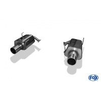 Silencieux arrière duplex inox 1x114mm type 12 pour SUBARU FORESTER TYPE SJ