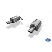 Silencieux arrière duplex inox 1x115x85mm type 44 pour SUBARU LEGACY OUTBACK TYPE BP