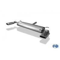 Silencieux arrière duplex inox 1x130x50mm type 52 pour SUBARU SVX