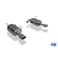Silencieux arrière duplex inox 1x11x85mm type 44 pour SUBARU LEVORG