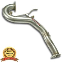 Supersprint 767211 Descente de turbo -  (remplace DPF) - avec bungs pour the pressure fittings + O2 sensors - Long version - Check the origine part fitted pour Audi AUDI A5 Sportback