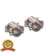 Supersprint 769033 Manchons Droite -Gauche pour silencieux arrières d'origine pour BMW E63 Coupè
