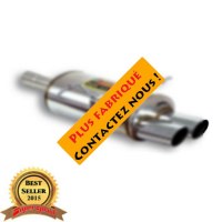 Supersprint 786307 Silencieux arrière 100 x 75 pour BMW E46 328Ci