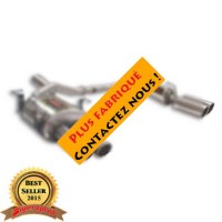 Supersprint 788416 Silencieux arrière Power loop Droite OO 80 + Gauche OO 80 pour BMW E60 520i