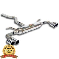 Supersprint 983706 Tube de liasion + Silencieux arrière Droite OO80 - Gauche OO80 pour BMW F36 Gran