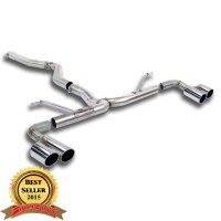 Supersprint 983716 Tube de liasion + Tube de fuite DroiteOO80 - GaucheOO80 pour BMW F36 Gran