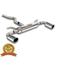 Supersprint 984024 Tube de liasion + Silencieux arrière Droite O100 - Gauche O100 pour BMW F34 Gran