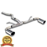 Supersprint 984044 Tube de liasion + Tube de fuite Droite O100 - Gauche O100 pour BMW F34 Gran
