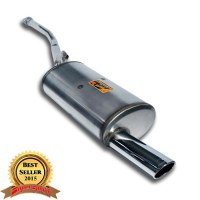Supersprint 783125 Tube central + Silencieux arrière 90x70 Acier 409 pour BMW E30 318is