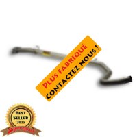 Supersprint 814713 Tube central avec antivibration swivel ball joint - Acier inoxydable