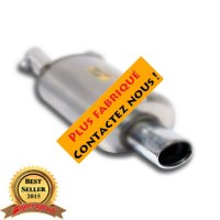 Supersprint 923125 Silencieux arrière 120x80 Acier 409
