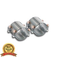 Supersprint 847444 Connecting pipes kit Right - Left For OEM rear exhausts + Supersprint centre pipe