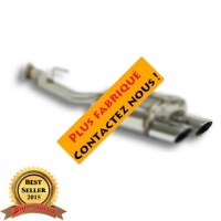 Supersprint 844027 Silencieux arrière 120 x 80 - Whit Power Loop silencer