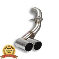 Supersprint 243416 Tube adaptateur pour silencieux central d'origine + Sortie Droite OO 80