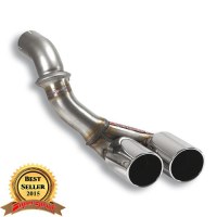 Supersprint 243436 Tube adaptateur pour silencieux central d'origine + Sortie Gauche OO 80