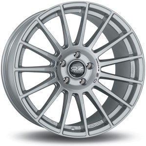 OZ<br>  SUPERTURISMO DAKAR [8,5 x 20] <br>ARGENT MAT LETTRE NOIRE ET30.0 -5x112-