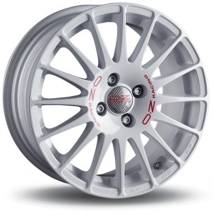 OZ<br>  SUPERTURISMO WRC [6 x 14] <br>BLANC LETTRE ROUGE ET15.0 -4x108-