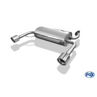 Silencieux arrière duplex inox 1x100mm type 17 pour SUZUKI SWIFT SPORT III TYPE SG