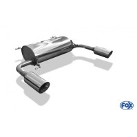 Silencieux arrière duplex inox 1x100mm type 25 pour SUZUKI SWIFT SPORT IV