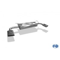 Silencieux arrière duplex inox 1x145x65mm type 59 pour SUZUKI GRAND VITARA TYPE JT
