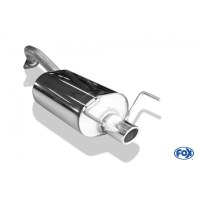 Silencieux arrière inox 1x76mm type 16 pour SUZUKI IGNIS III 4x2
