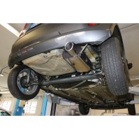 Silencieux arrière inox 1x90mm type 16 pour SUZUKI IGNIS III 4x2
