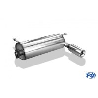Silencieux arrière inox 1x80mm type 13 pour SUZUKI JIMNY