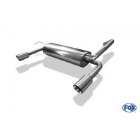 Silencieux arrière duplex inox 1x90mm type 25 pour SUZUKI SX4 4x4