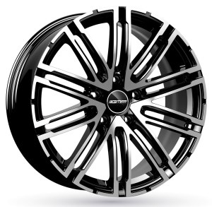Jante alu GMP TARGA Noir Face Polie [10x21] ET30.0 5x112