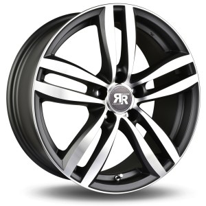 Jante alu RACER TARGET Gris Face Polie [7.5x18] ET55.0 5x108