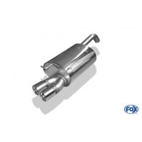 Silencieux arrière inox 2x80mm type 13 pour TOYOTA COROLLA TS KOMPRESSOR TYPE E12