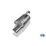 Silencieux arrière inox 1x135x80mm type 53 pour TOYOTA COROLLA TYPE E12