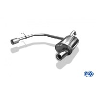 Silencieux arrière duplex inox 1x100mm type 13 pour TOYOTA COROLLA TYPE E12