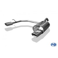 Silencieux arrière duplex inox 1x135x80mm type 53 pour TOYOTA COROLLA COMBI TYPE E12